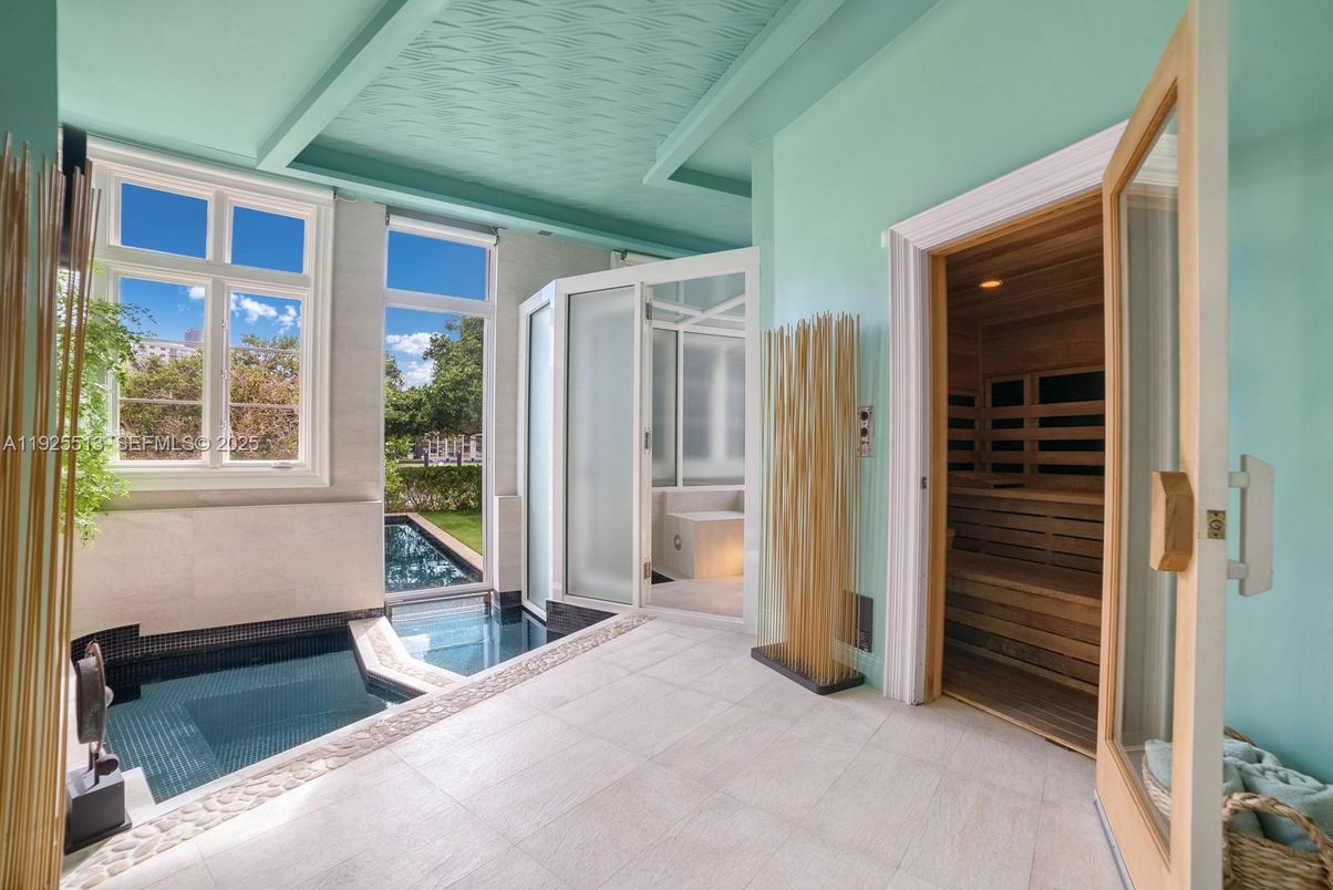 Interior, Pool, Sauna Room