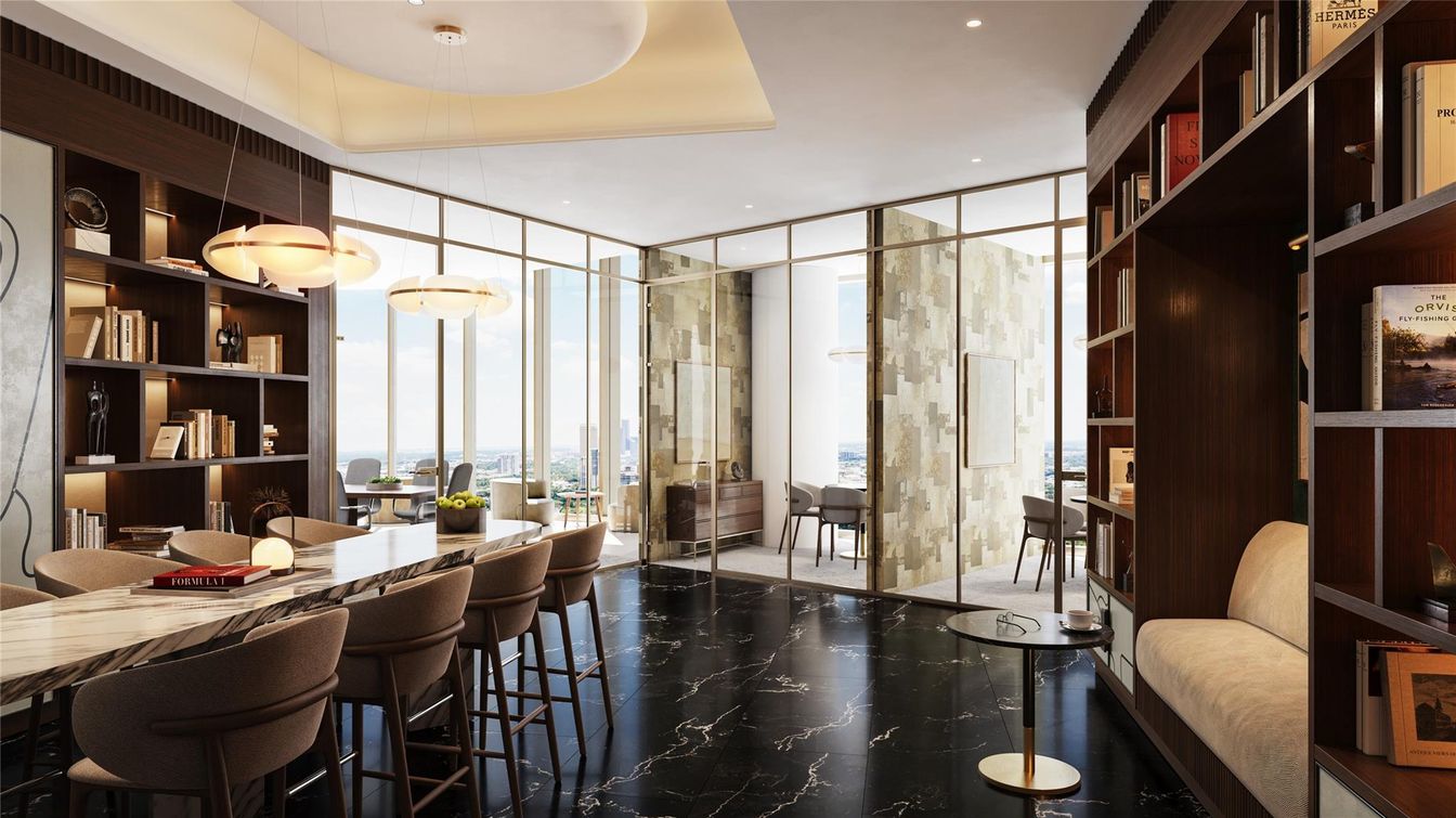 Dining room, Interior, Pendant Lights, Recessed Lighting