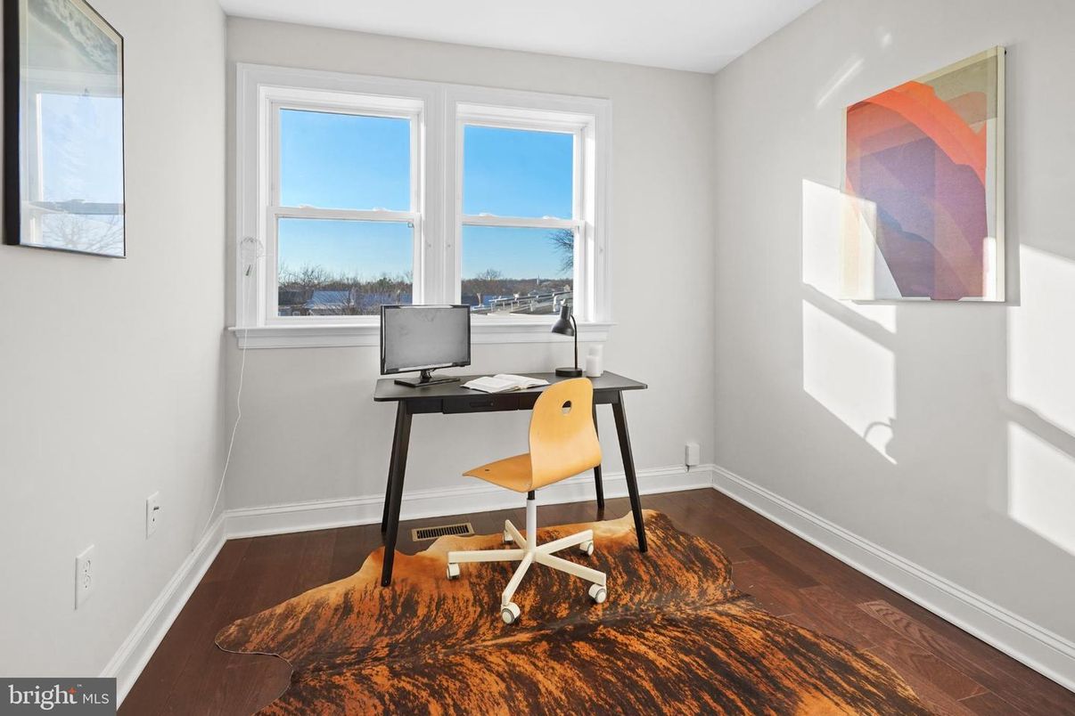 Home Office, Interior, Wood Texture Flooring