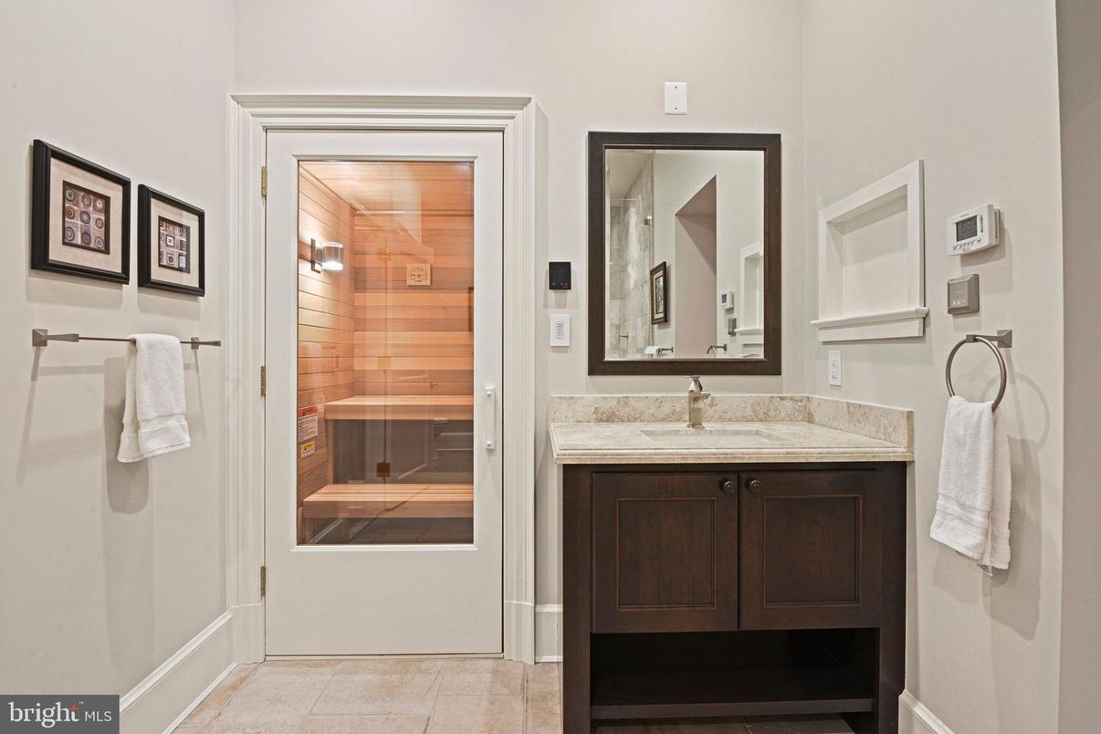 Bathroom, Glass Shower, Interior, Sauna Room