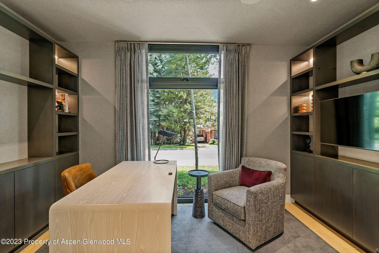 Home Office, Interior, Recessed Lighting