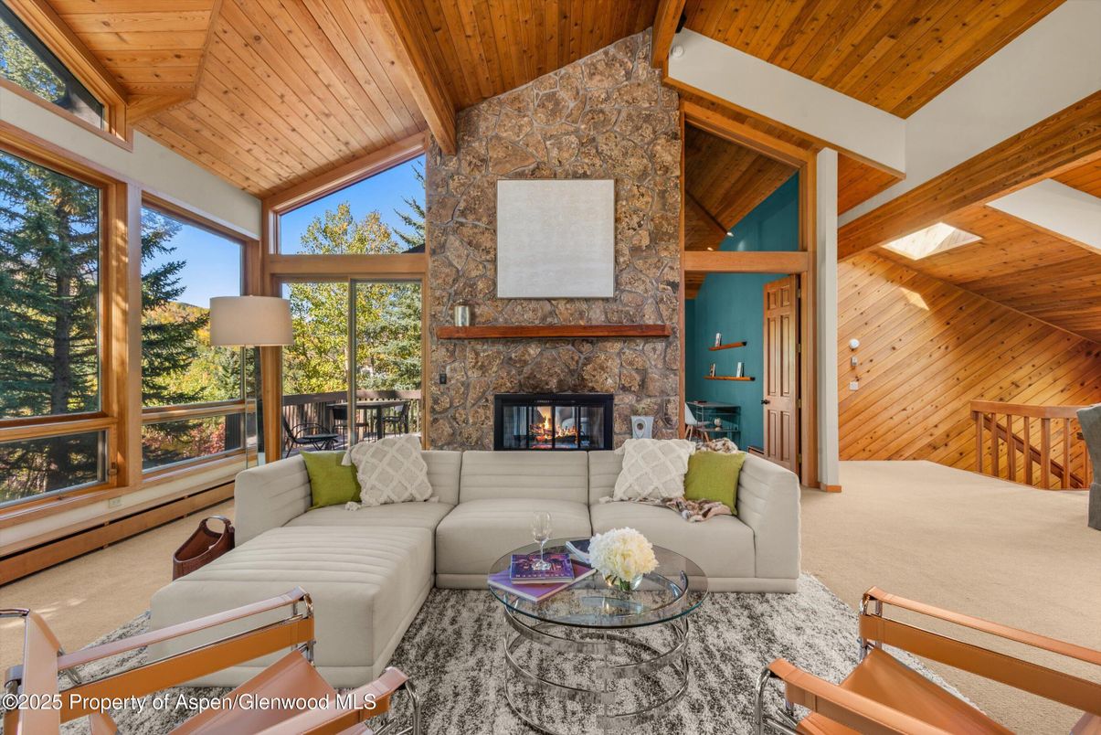 Fireplace, Interior, Living room, Stone Walls, Wooden Beams, Wooden Ceilings, Wooden Walls