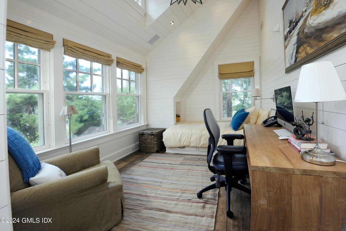 Home Office, Interior, Wood Texture Flooring