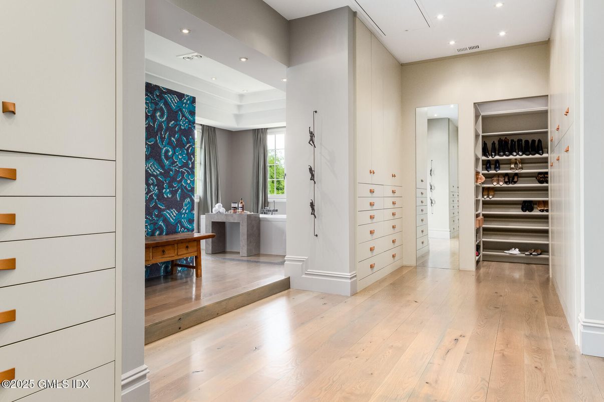 Interior, Recessed Lighting, Walk-in Closets, Wood Texture Flooring