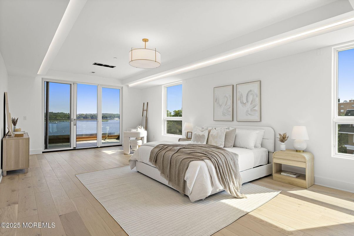 Bedroom, Interior, Water, Wood Texture Flooring