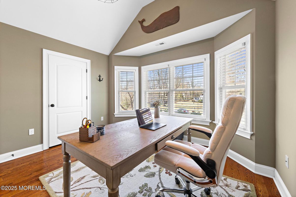 Home Office, Interior, Wood Texture Flooring
