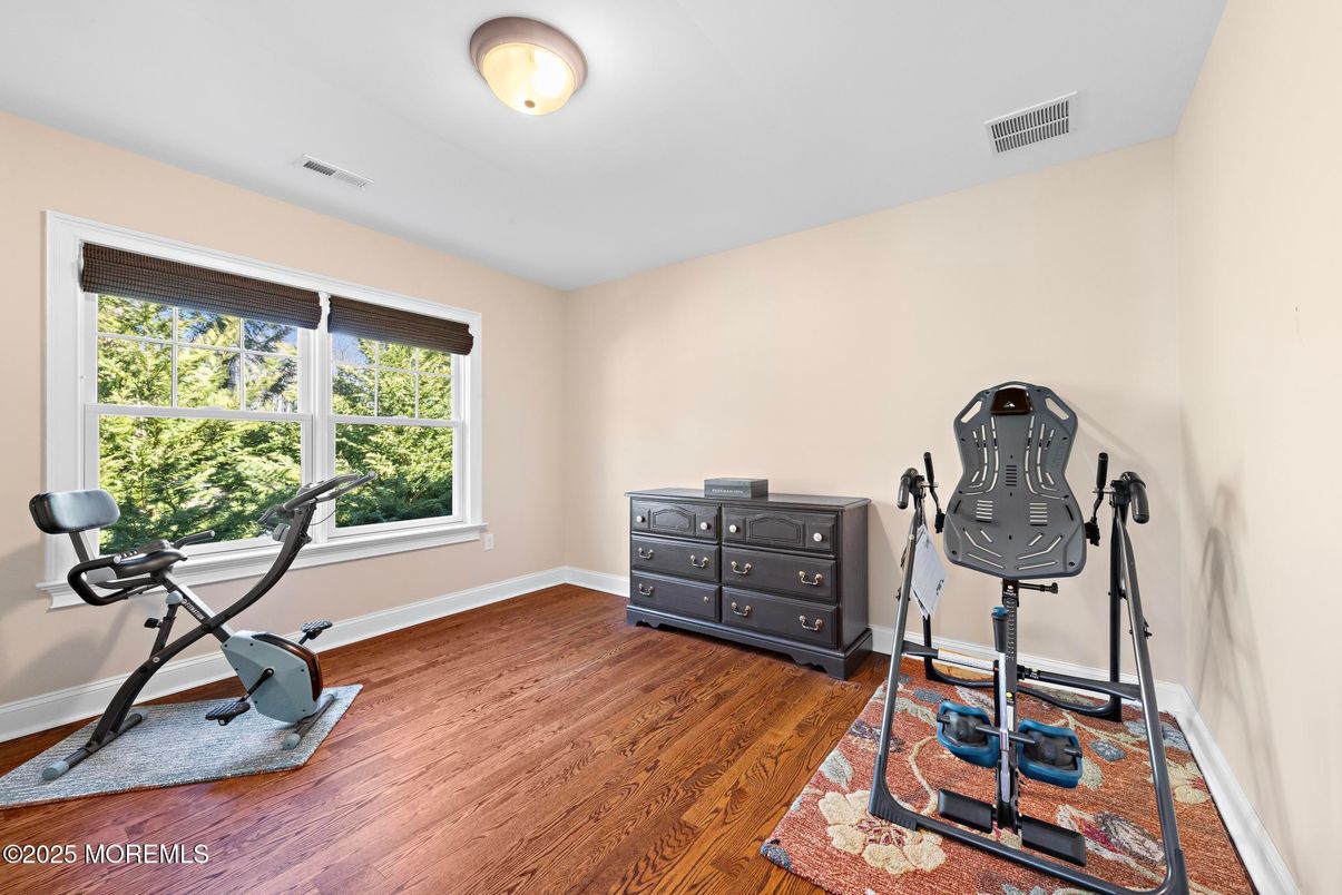 Fitness Equipment, Interior, Wood Texture Flooring