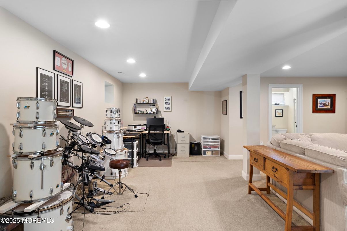 Home Office, Interior, Recessed Lighting