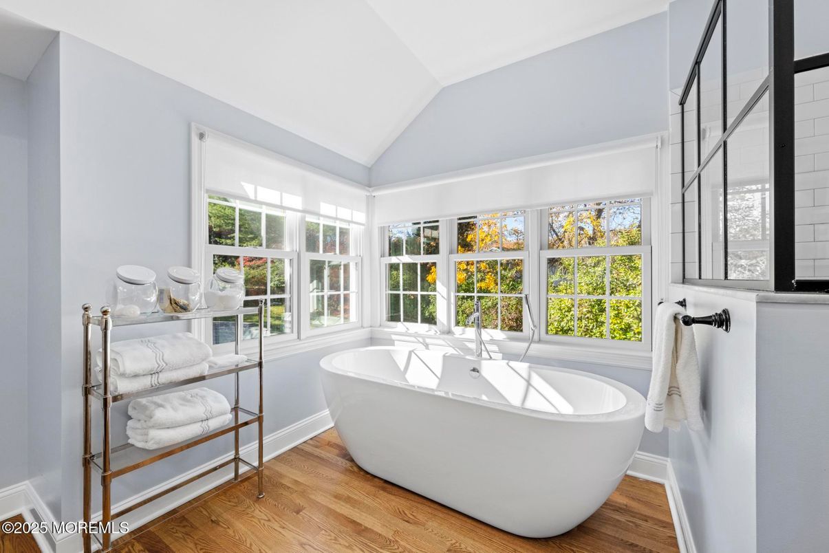 Bathroom, Free Standing Baths, Interior, Wood Texture Flooring