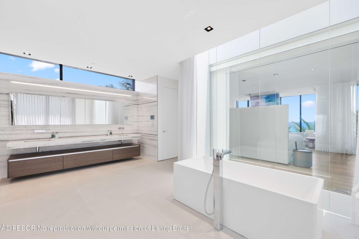 Bathroom, Bedroom, Free Standing Baths, Glass Shower, Interior, Recessed Lighting