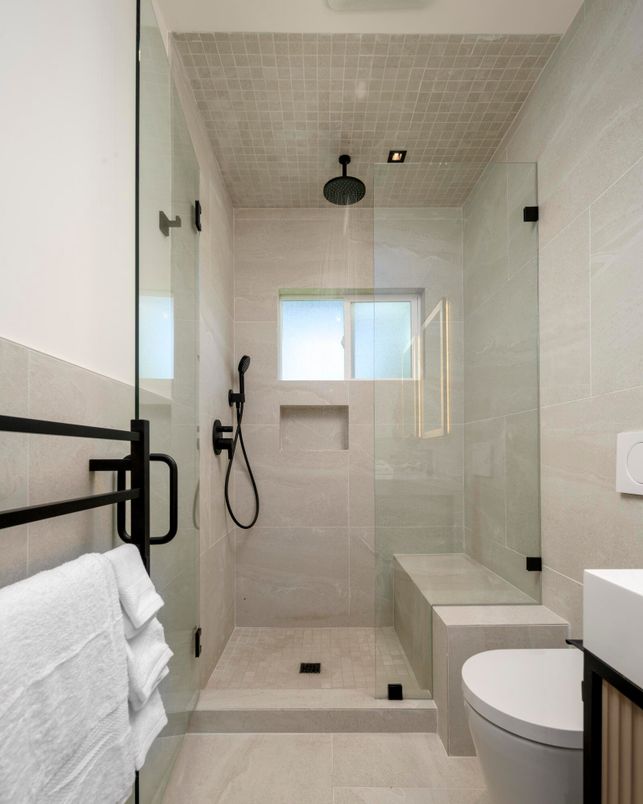 Bathroom, Glass Shower, Interior