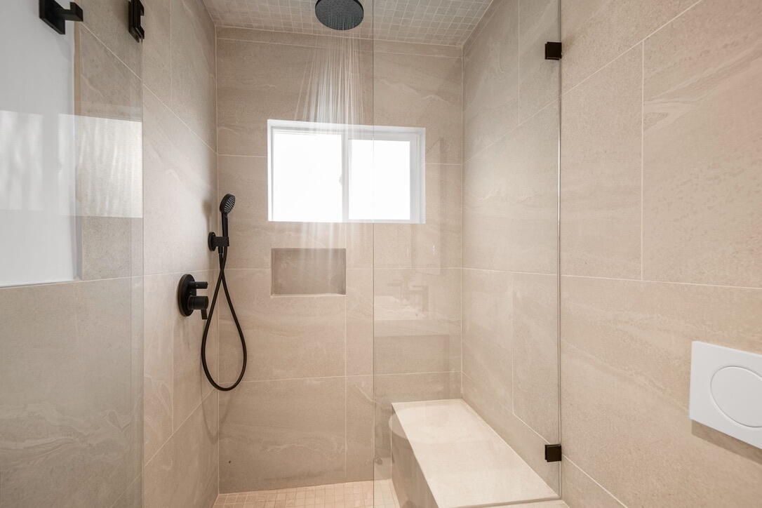 Bathroom, Glass Shower, Interior