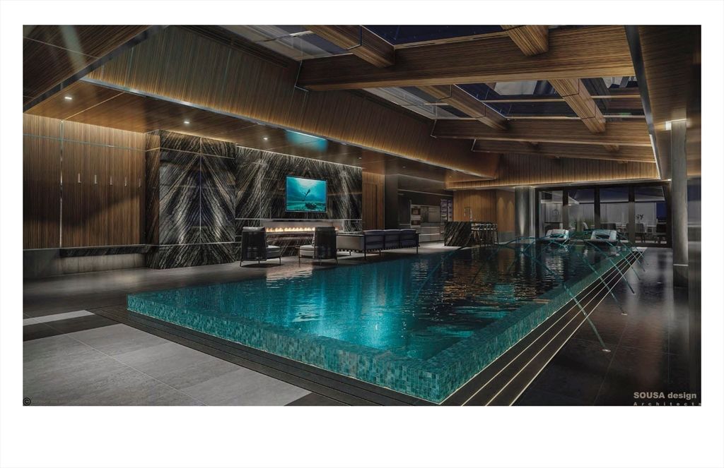 Fireplace, Interior, Pool, Wooden Beams