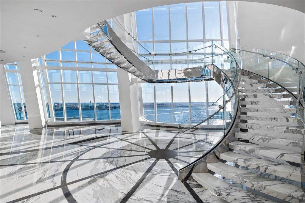 Interior, Marble, Recessed Lighting, Water