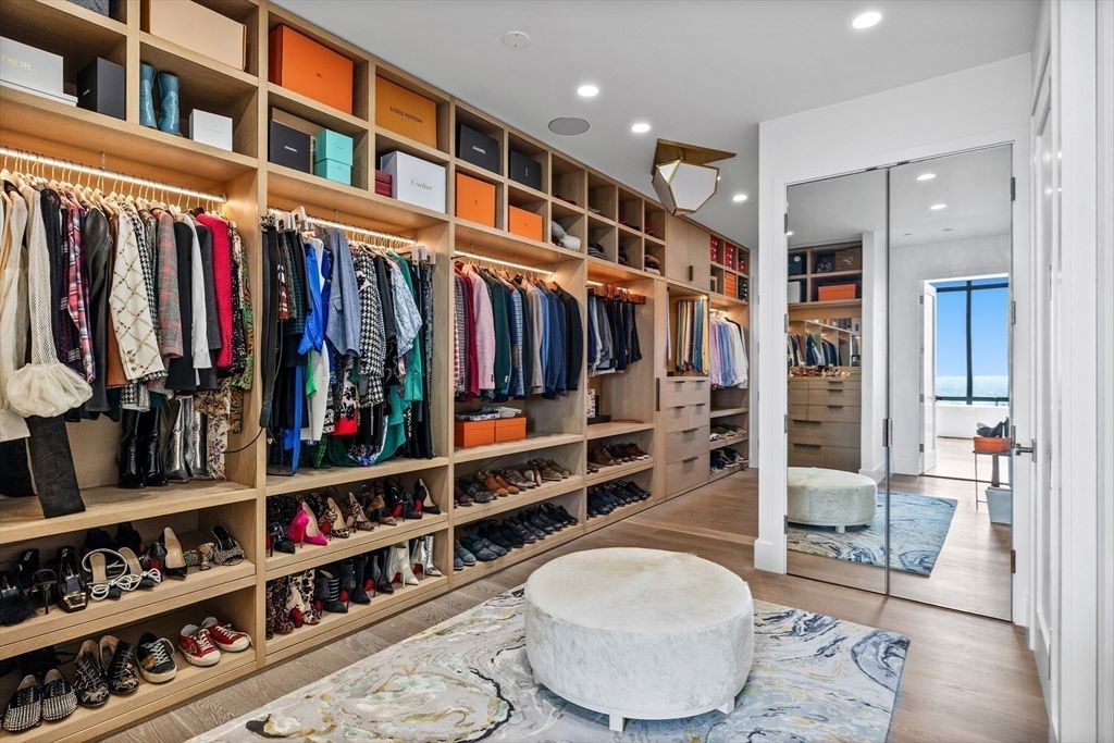 Interior, Recessed Lighting, Walk-in Closets, Wood Texture Flooring