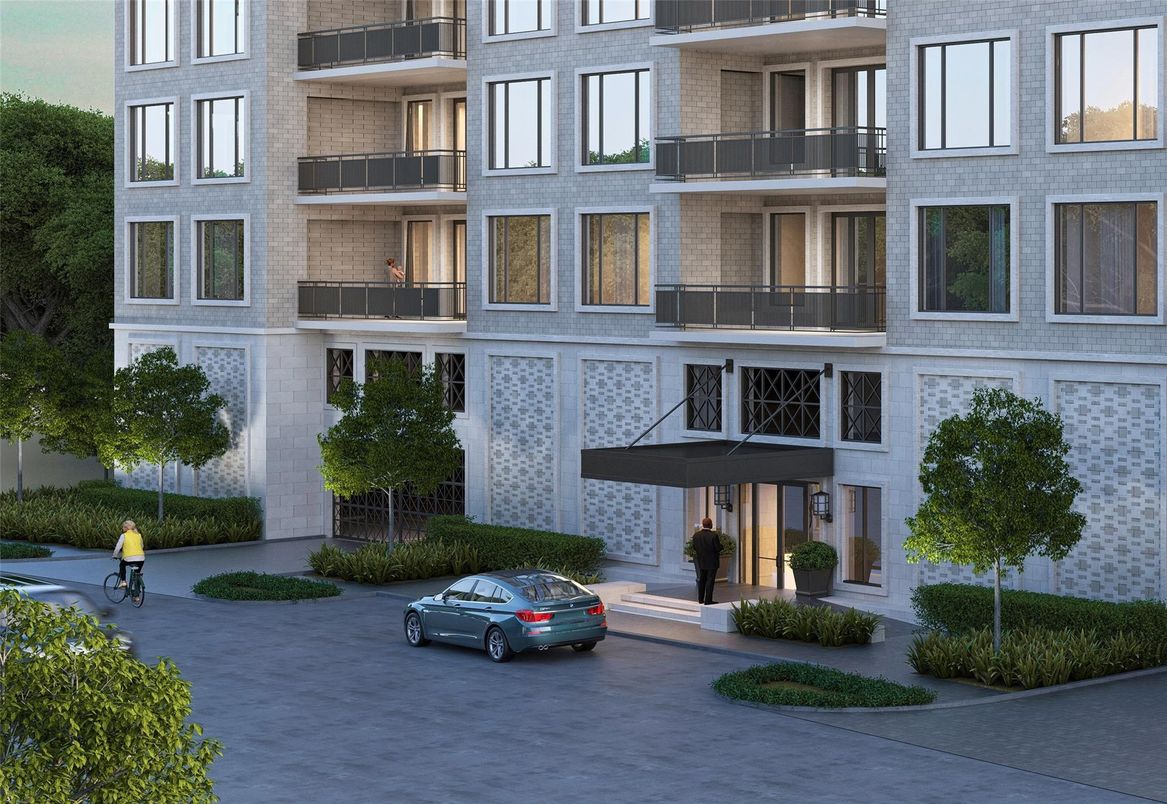 Exterior, Facade, Brick Facade, Condo Building