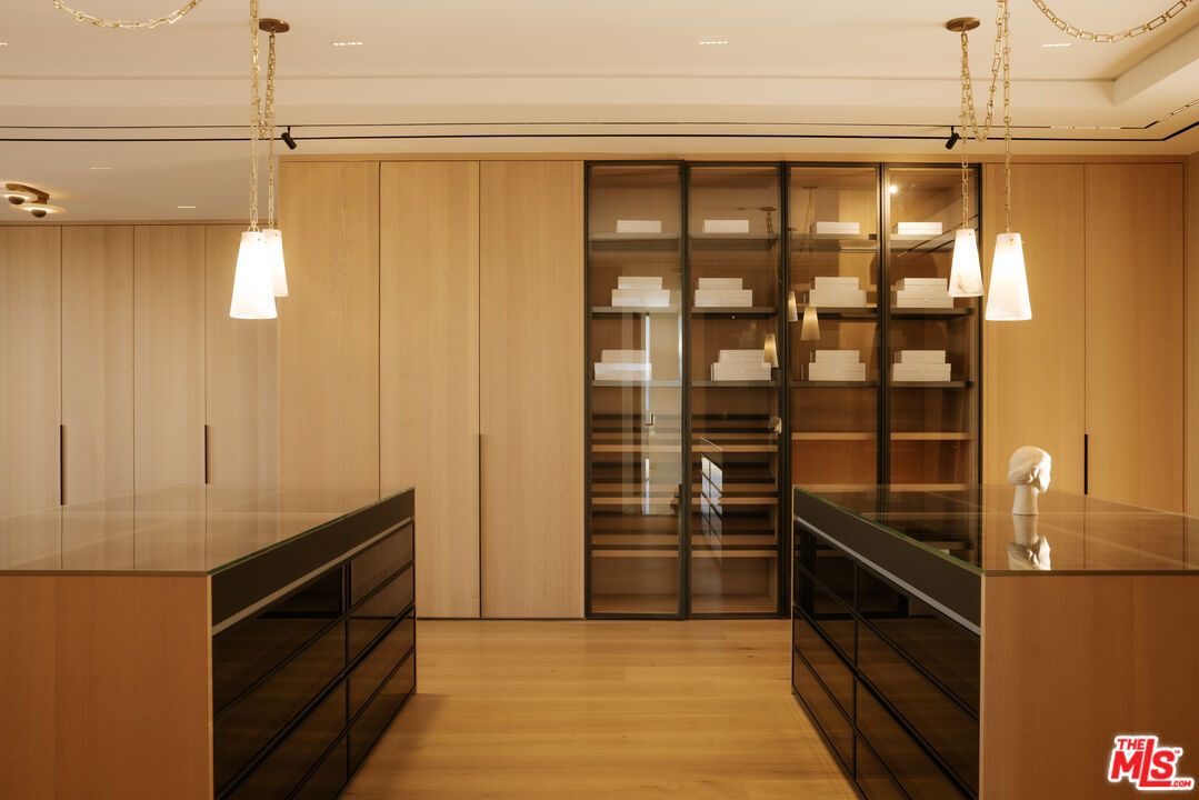 Interior, Pendant Lights, Recessed Lighting, Walk-in Closets, Wood Texture Flooring