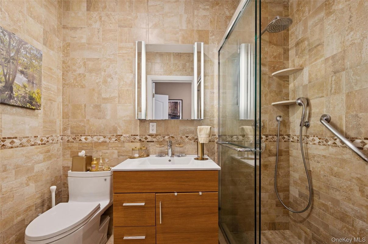 Bathroom, Glass Shower, Interior