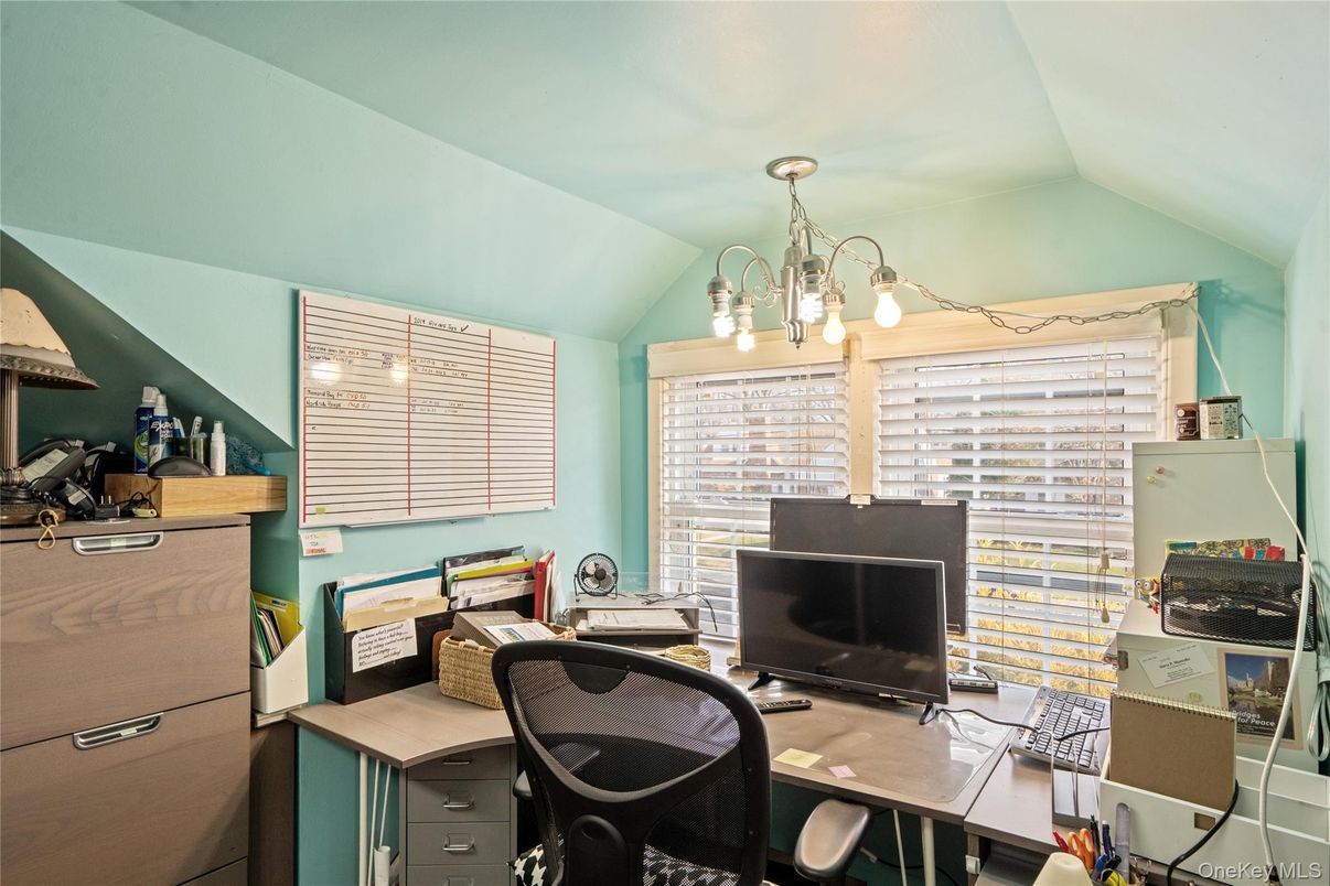 Chandelier, Home Office, Interior